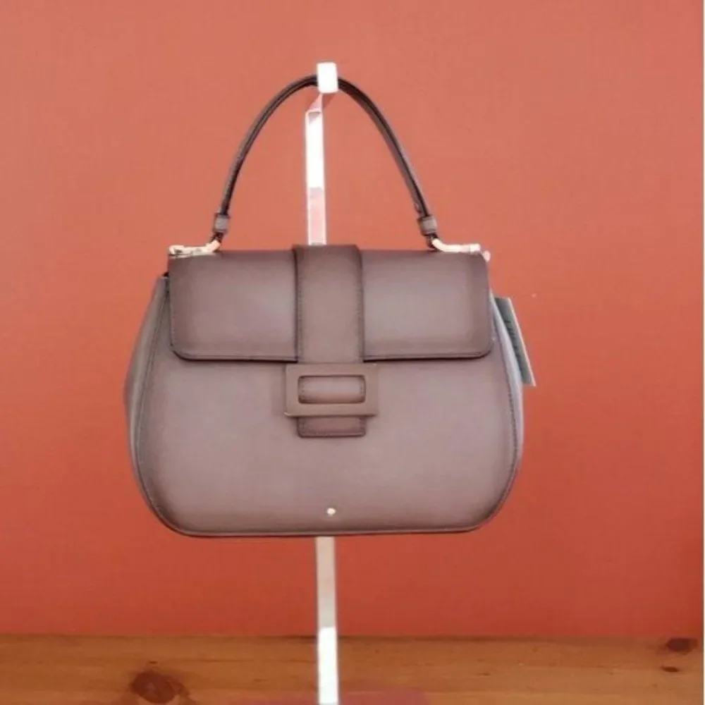 NWT Kate Spade Madison Carlyle Street Justina Leather Satchel/Crossbody Handbag